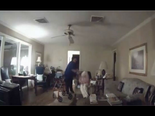 Disturbing video shows caretaker hitting an elderly woman in Texas Disturbing video shows caretaker hitting an elderly woman in Texas