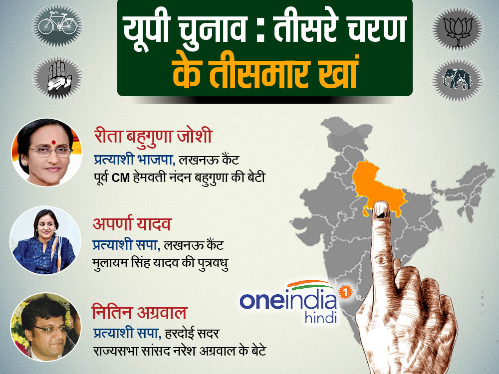 लखनऊ सीट पर मुलायम सिंह यादव की छोटी बहू हैं सपा उम्मीदवार