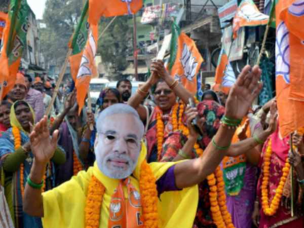 बीजेपी 8 जगहों पर नंबर वन बीजेपी 8 जगहों पर नंबर वन