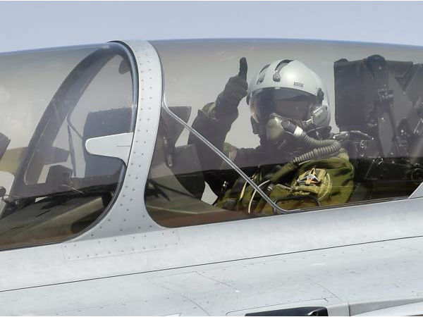 Anil Ambani flies sortie in Rafale at AeroIndia show in Bengaluru Anil Ambani flies sortie in Rafale at AeroIndia show in Bengaluru