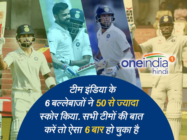 टीम इंडिया टेस्ट रिकॉर्ड
