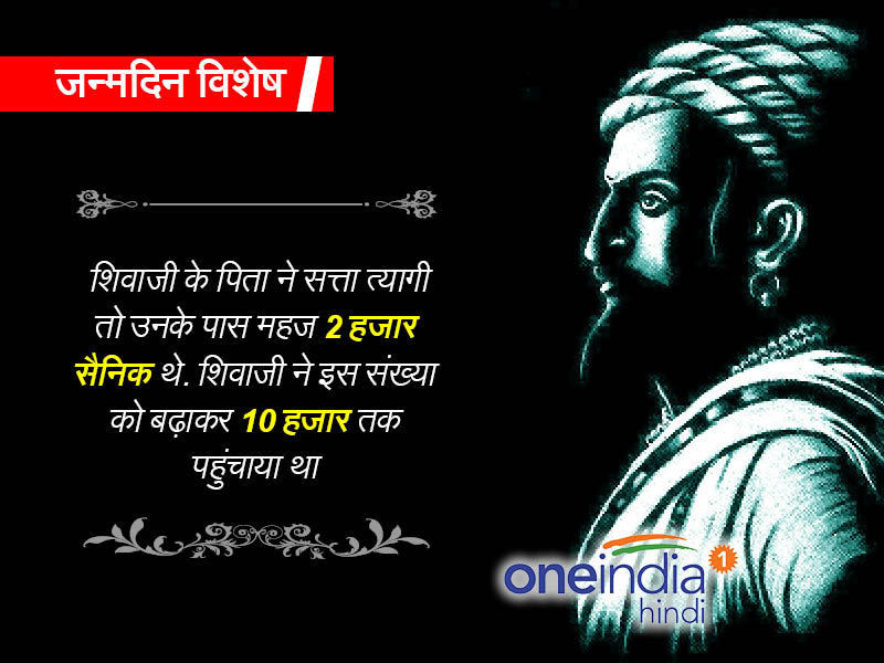 मराठा योद्धा शिवाजी