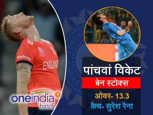 युजवेंद्र पांचवां विकेट