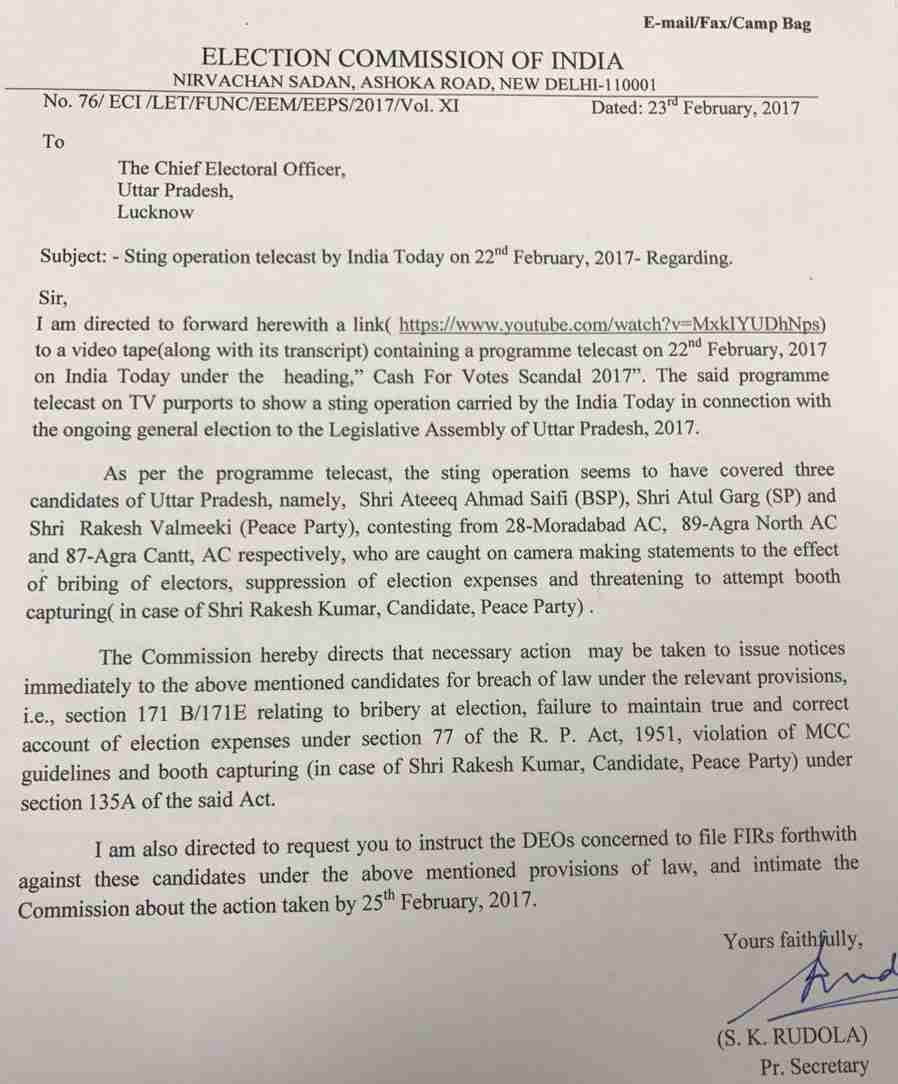 यूपी विधानसभा चुनाव: आगरा के 2 और मुरादाबाद के 1 प्रत्याशी के खिलाफ दर्ज होगी FIR