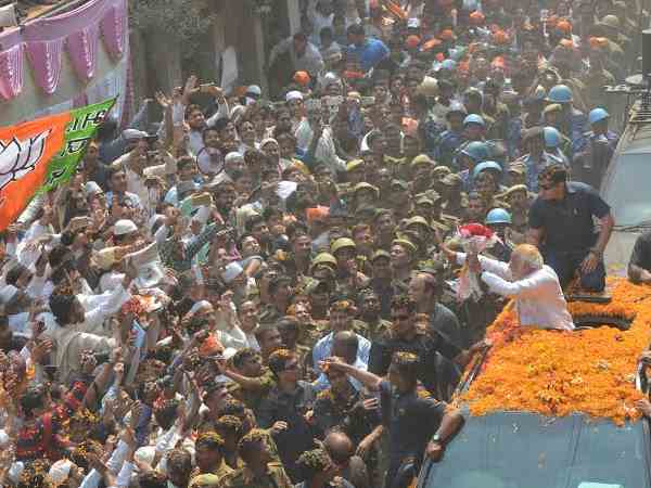 मुस्लिमों ने किया पीएम का स्वागत