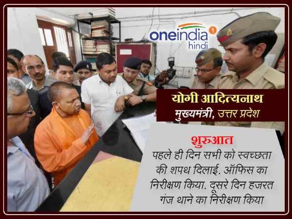 थाने पहुंचे योगी