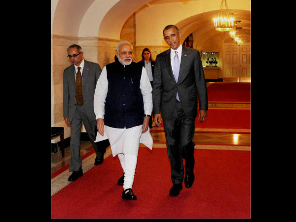 वर्ष 2014 में पीएम मोदी का पहला अमेरिकी दौरा 