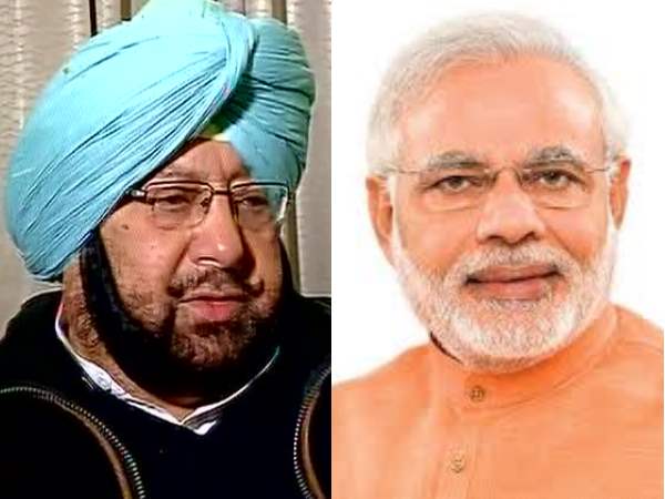 पीएम मोदी ने दी कांग्रेस नेता कैप्टन अमरिंदर को दी बधाई पीएम मोदी ने दी कांग्रेस नेता कैप्टन अमरिंदर को दी बधाई