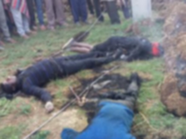 महंगी पड़ी हाईटेंशन तार चोरी की कोशिश, मौके पर ही कोयला बन गए, देखिए तस्वीरें