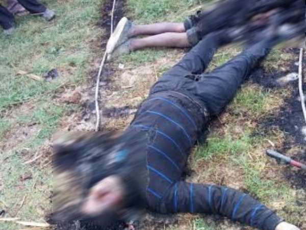 महंगी पड़ी हाईटेंशन तार चोरी की कोशिश, मौके पर ही कोयला बन गए, देखिए तस्वीरें