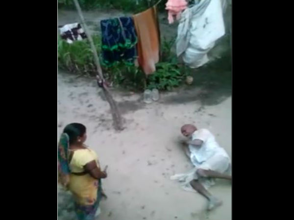 दया की भीख मांगता रहा बुजुर्ग दया की भीख मांगता रहा बुजुर्ग