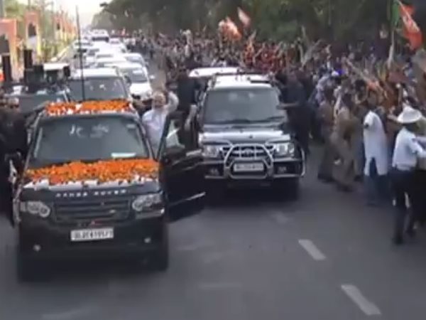 बीजेपी राष्ट्रीय कार्यकारिणी की बैठक में शामिल होने पहुंंचे हैं पीएम मोदी