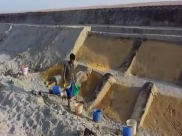 PICs: दुनिया की सबसे लंबी वीणा मां सरस्वती को अर्पित, रेत से कृलाकृति का ये देखिए अद्भुत नजारा