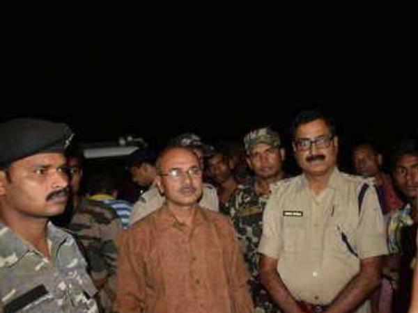 बिजली जाने और आंधी की वजह से था अंंधेरा