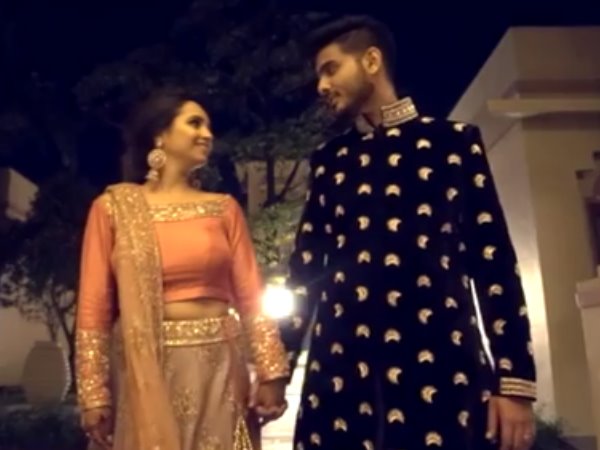 जुनैद और गरिमा की शादी का जश्न