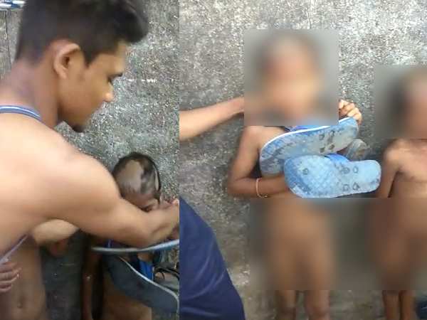 बाल मुंडवाया, निकाला नग्न जुलूस