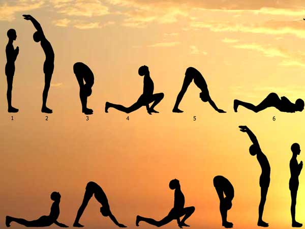ये हैं वे 12 'सूर्य नमस्‍कार'