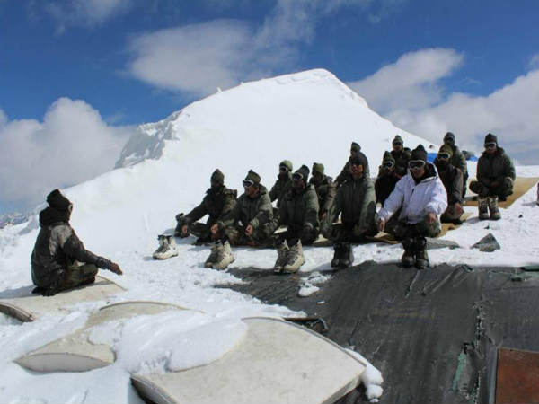 सियाचिन और कारगिल में योग