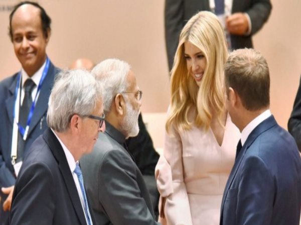 इवांका ट्रंप और पीएम मोदी भी मिले