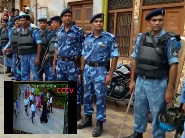 इलाके में लगाई गई फोर्स, आरोपी गिरफ्त से बाहर