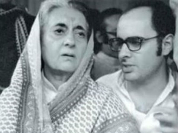  संजय गांधी- इंदिरा गांधी 