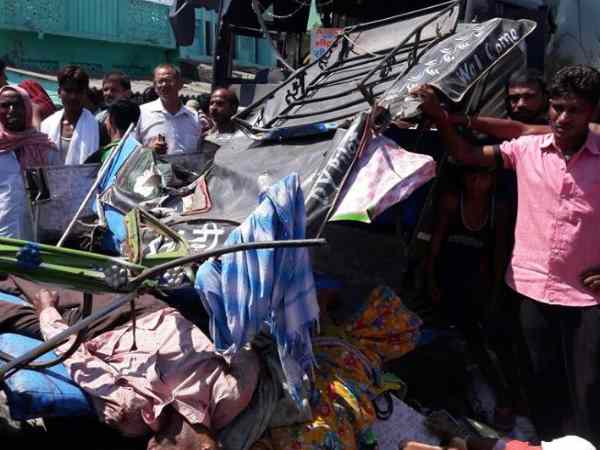 तेज रफ्तार की वजह से हुआ बड़ा हादसा