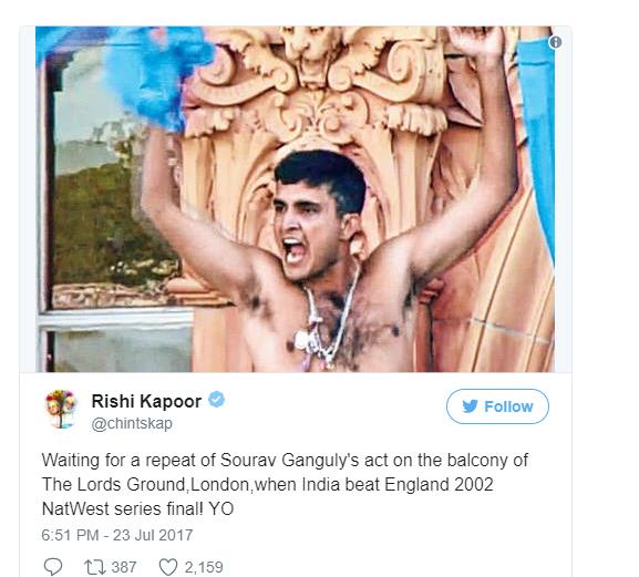 WWC IndVsENG पर ऋषि कपूर ने किया ट्वीट, लोगों ने कहा- मांगे माफी