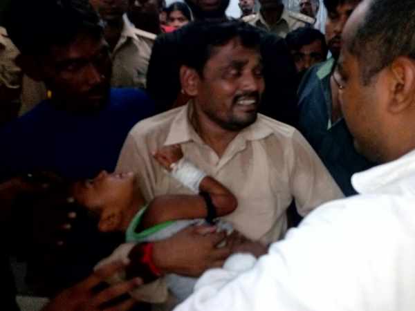 पिता की गोद में गई बच्ची की जान
