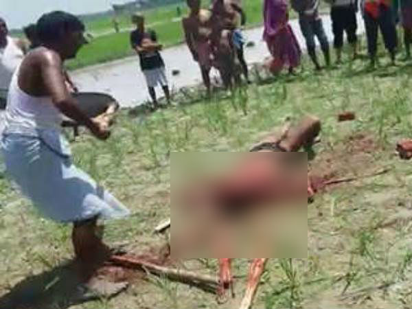 Villagers killed an accused very badly fled from Police Villagers killed an accused very badly fled from Police