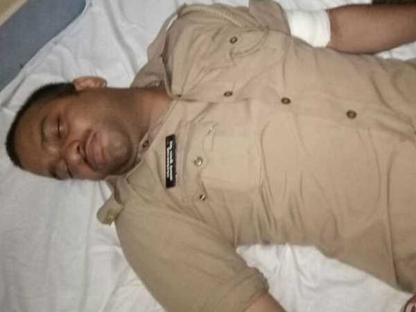पुलिस पर फायरिंग कर भाग रहा था बदमाश 