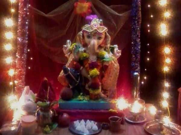 गणपति से क्षमा मांगी 
