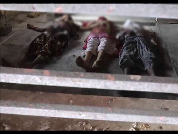 घटनास्थल पर मौजूद पुलिस