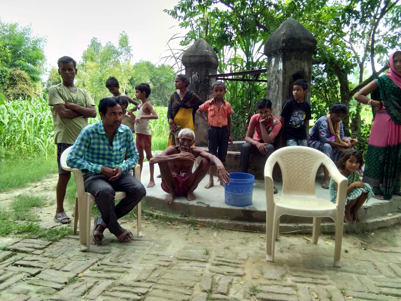 कुएं में गिरी गाय