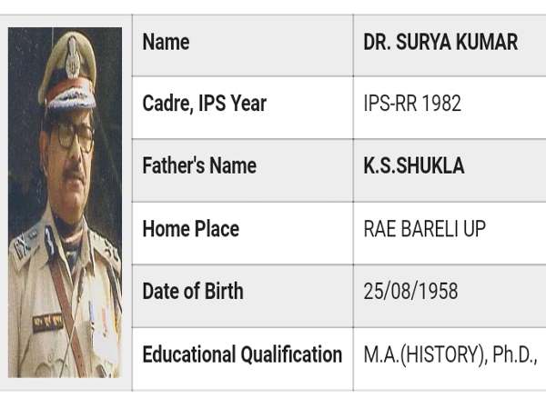2 - डॉ. सूर्य कुमार शुक्ल आईपीएस