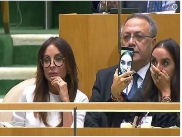 UNGA में शर्मनाक हरकत