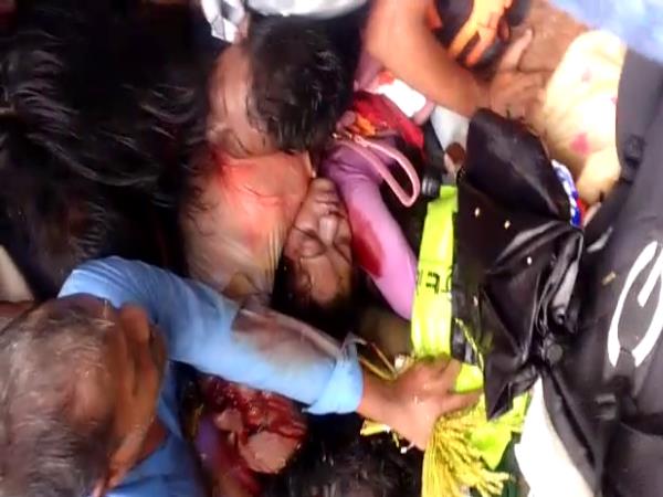 बारिश ने बनाया घटना को वीभत्स