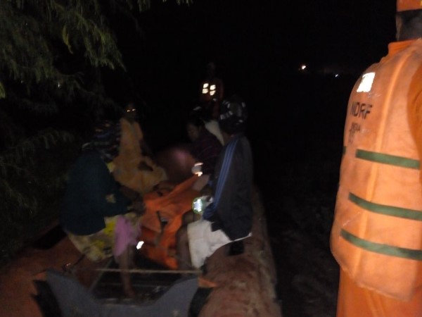 Flood situation after pond break in Ahmednagar Maharashtra