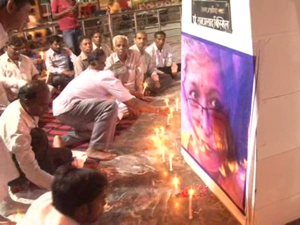 Candle March for Gauri Lankesh justice in Shahjahanpur