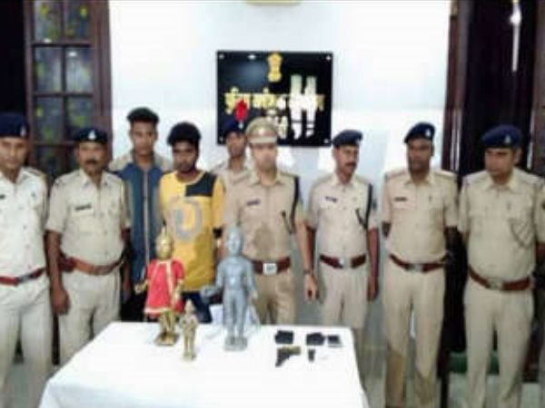 People trying for God to escape idol from police Custody