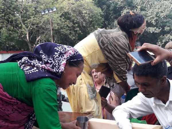Martyr dead body reached at Varanasi for cremation