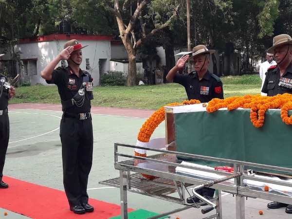 Martyr dead body reached at Varanasi for cremation