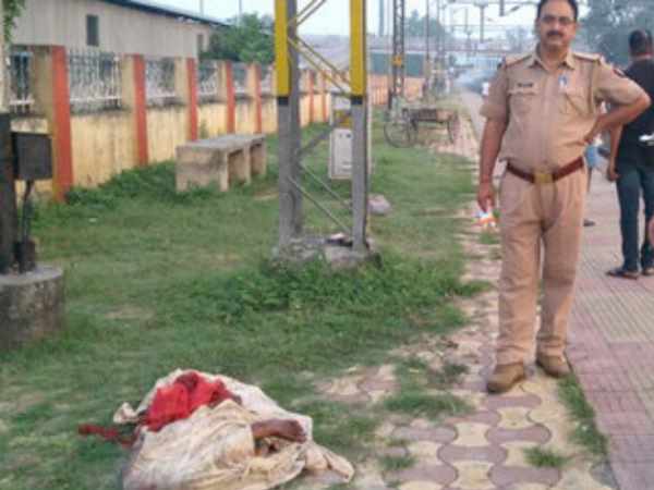 प्लेटफॉर्म नंबर दो पर हुआ हादसा