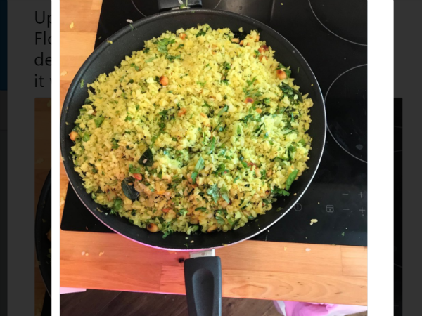 'पोहा' को बताया 'उपमा'