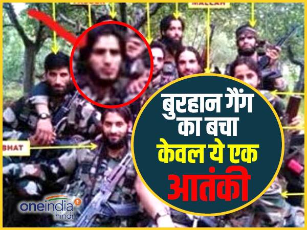बुरहान गैंग का बस ये आतंकी अब भी बचा हुआ है