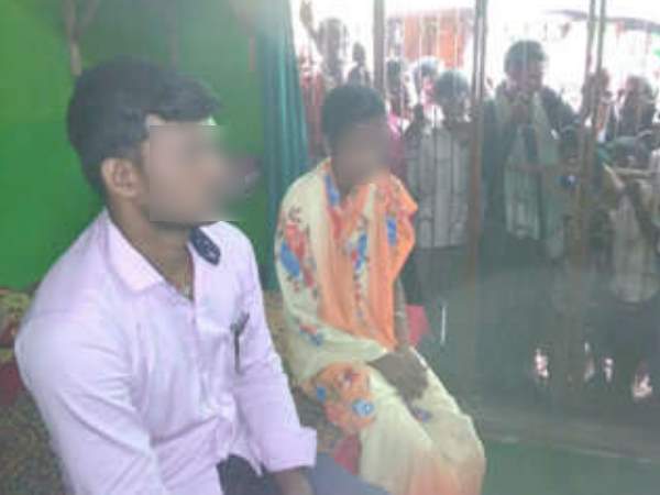 दीपावली पर पति ने पकड़ा