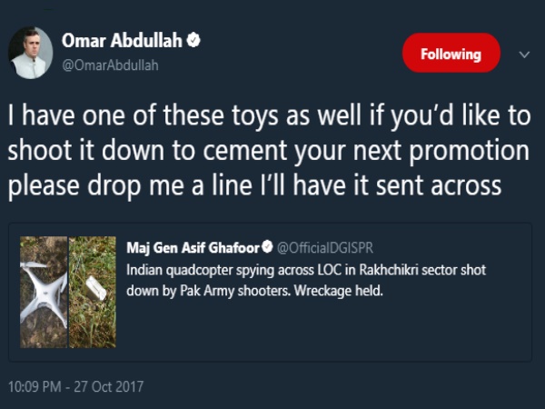 उमर अब्दुल्ला ने की ट्रोल की शुरूआत