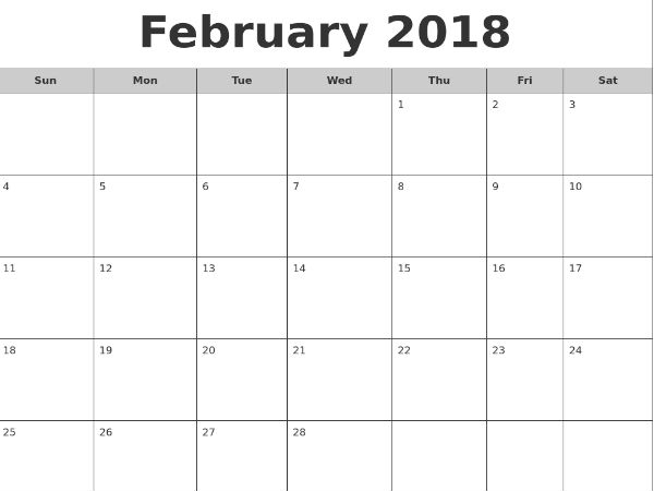  फरवरी में छुट्टी 