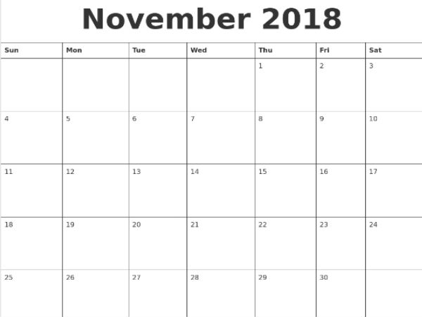  नवंबर में 9 दिनों की छुट्टी