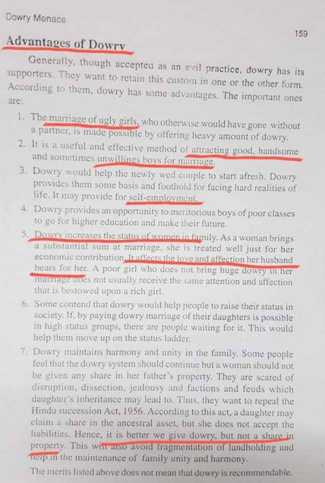 बेंगलुरु के कॉलेज बांटे गए दहेज के फायदे बताने वाले नोट्स, लिखा है- 'दहेज से बदसूरत लड़कियों को शादी में मिलती है मदद'