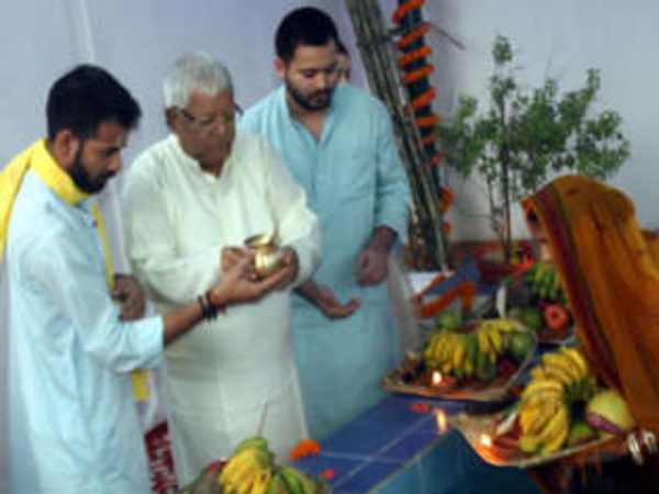 Lalu Yadav, Rabri devi and Nitish Kumar celebrated Chhath, photo